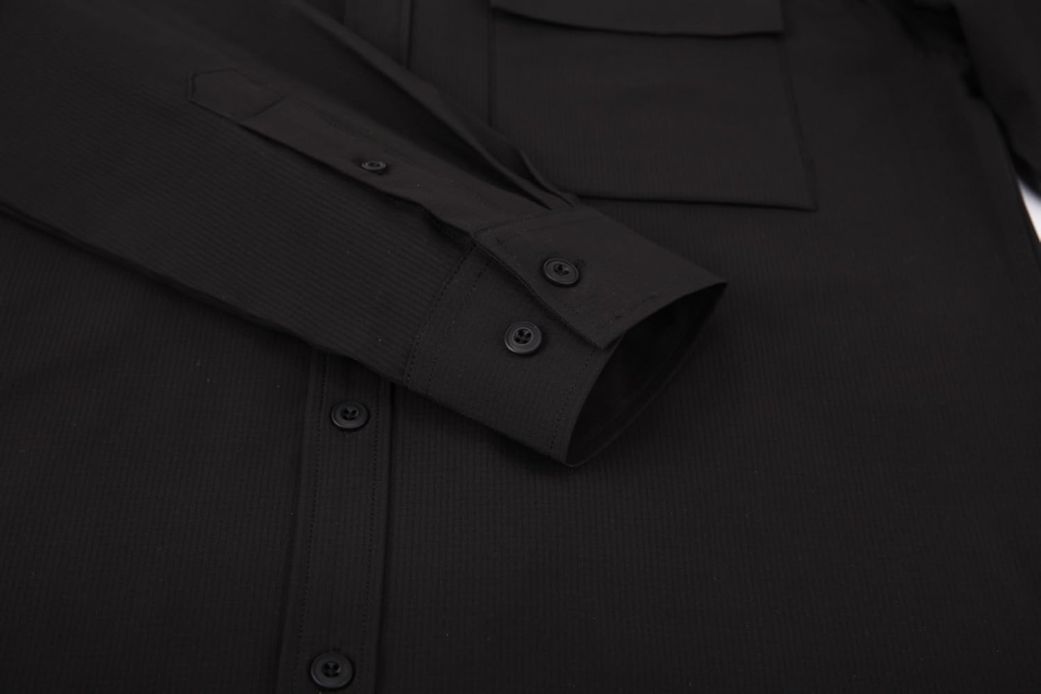 Alex Vando Mens Button Down Shirts Two Pockets Long Sleeve Casual Dress Shirt for Men - Image 7