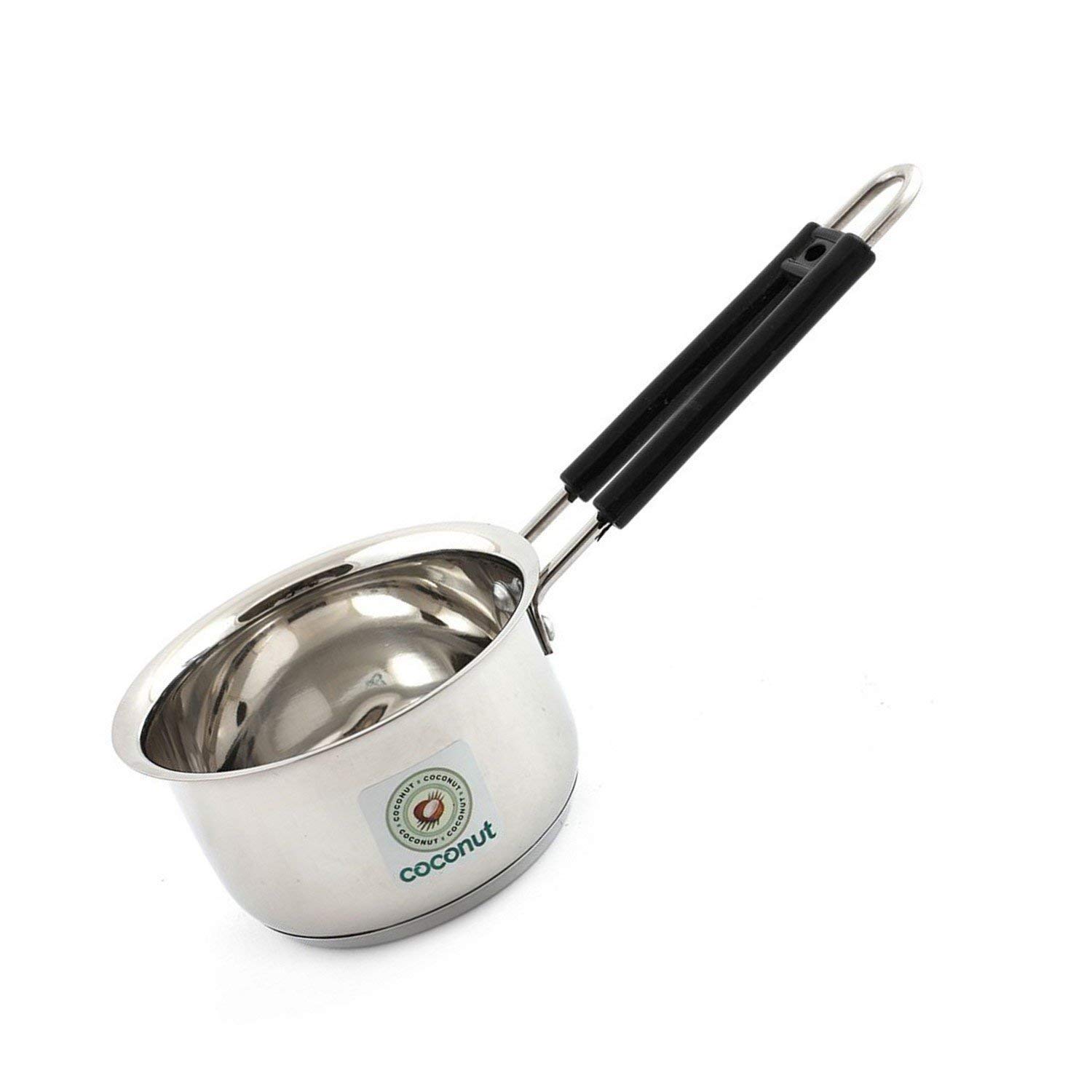 Coconut Stainless Steel Sauce Pan, Silver - Image 2 thumbnail
