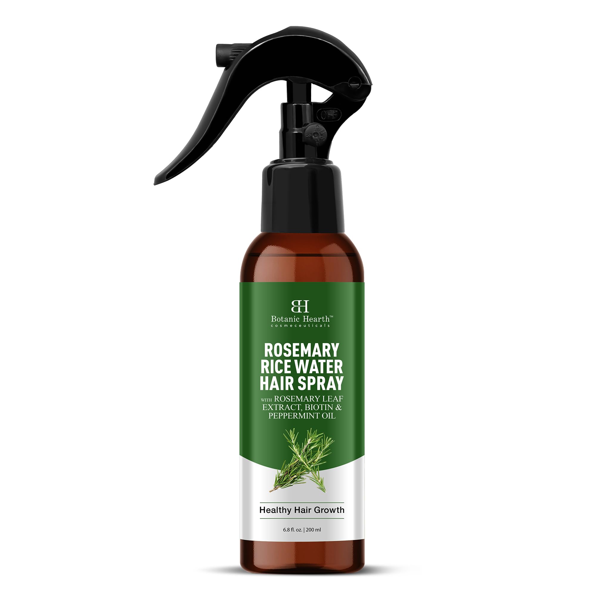 Botanic Hearth Haarwuchs-Spray Rosmarinöl mit Reiswasser & Biotin, 200 ml – Ansicht 2