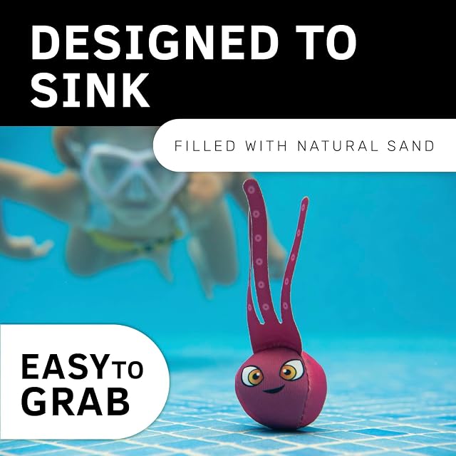 Foto 4 de 6 de Waboba Dive Tail - Juguete de Buceo para Piscina para Niños y Adultos, Juguete Que Se Hundirá en el Agua