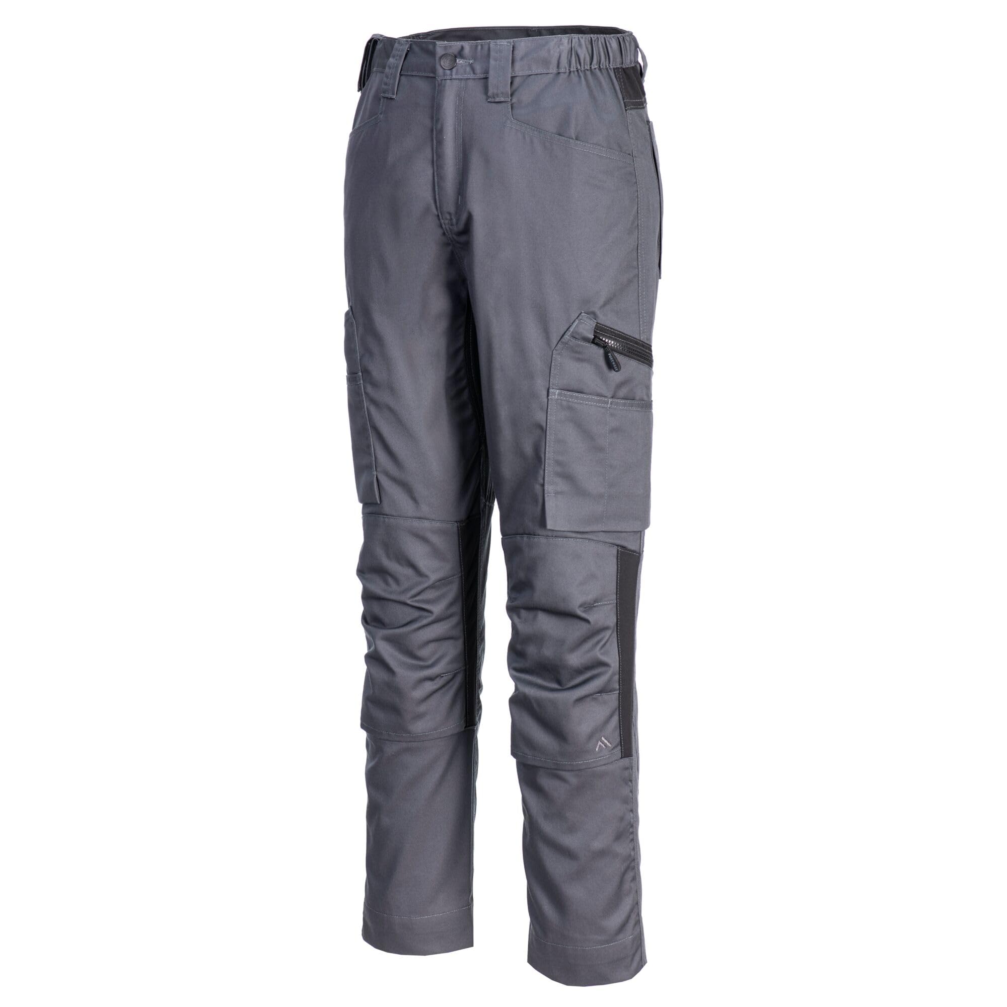 Portwest CD881 WX2 Męskie spodnie robocze o kroju slim fit Eco Stretch z kieszeniami cargo i nakolannikami
