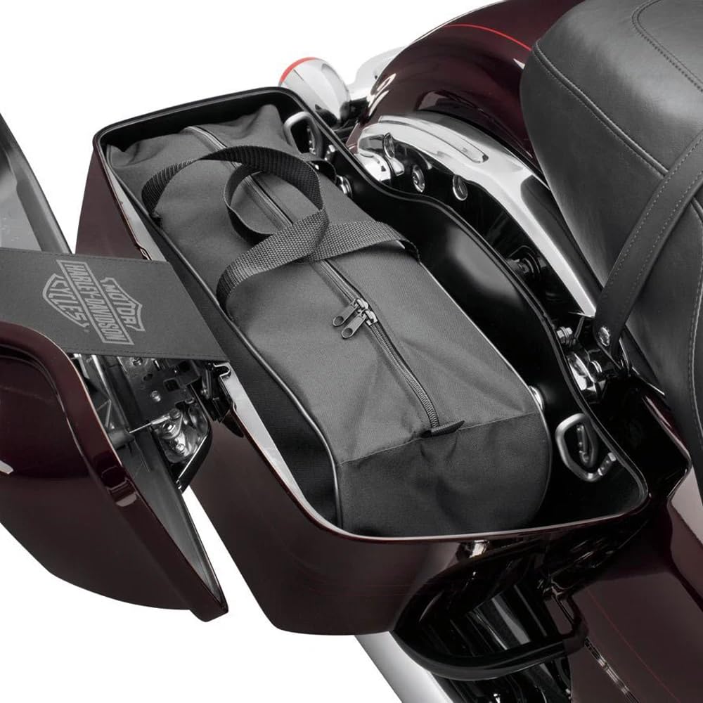 Motorrad Satteltasche, Gepäcktasche Innentasche, weiches Innenfutter Satteltaschenfutter für Harley Touring Modelle mit harten Satteltaschen und Ledersattel 1980–2017