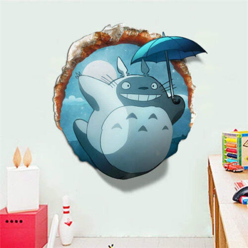 Amazon Com Ioljk 3d Pegatinas De Pared Apariencia Mi Vecino Totoro Nino Nina Dormitorio Decoracion Bebe Vivero Regalo Navidad 19 7x27 6 In Todo Lo Demas