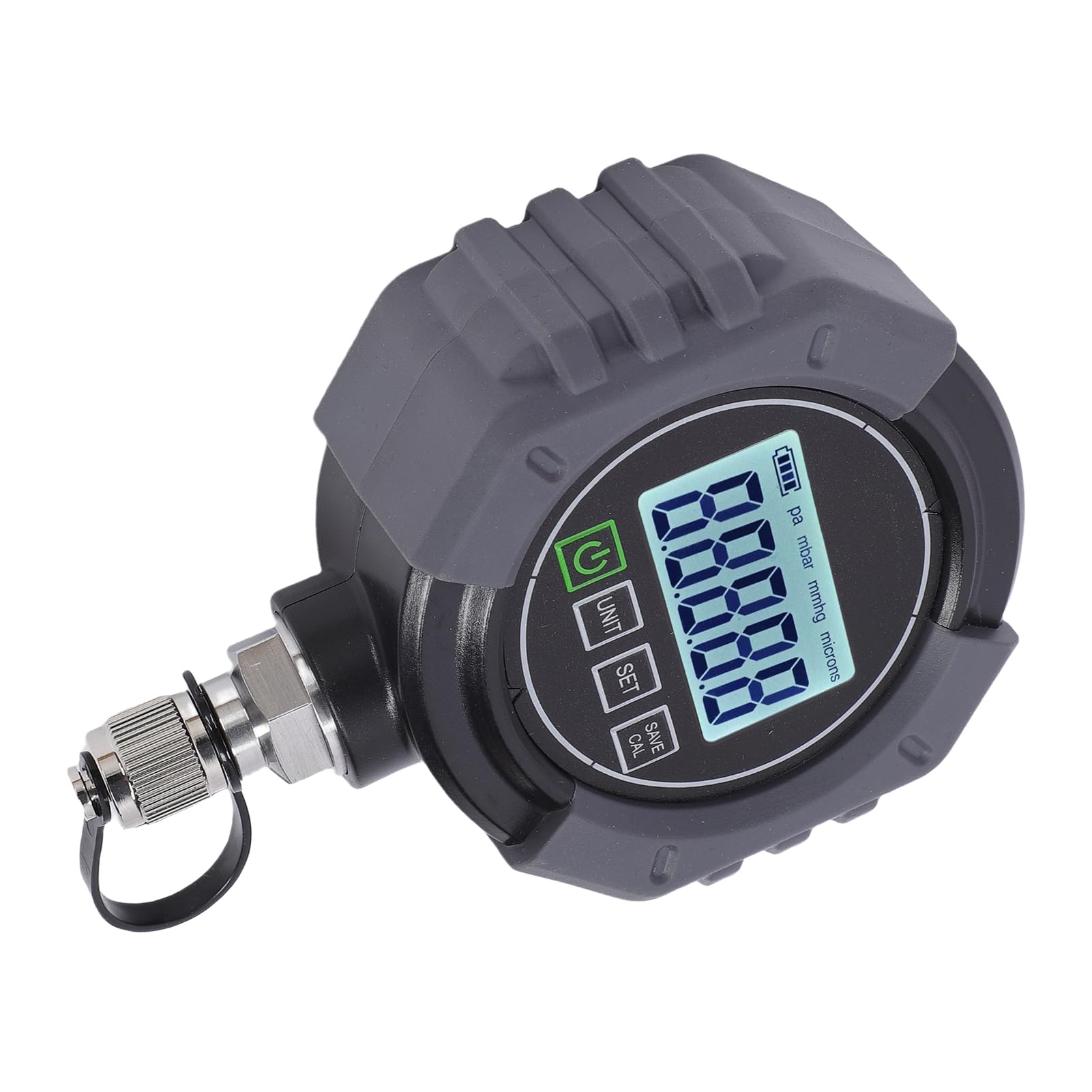 Cyfrowy Miernik Ciśnienia Próżni 0 do 75000 μm Dokładny Miernik LCD dla Techników HVAC 3 Baterie AA