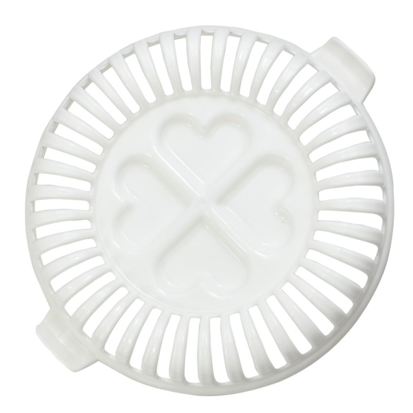 Ulafbwur White Plastic Microwave Oven Kitchen Potato Fruit Crisp Chip Maker Slicer Baking Tray Tool