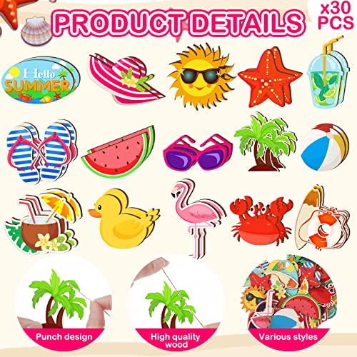 Suspensions en bois de noix de coco pour buffet tiki tropical