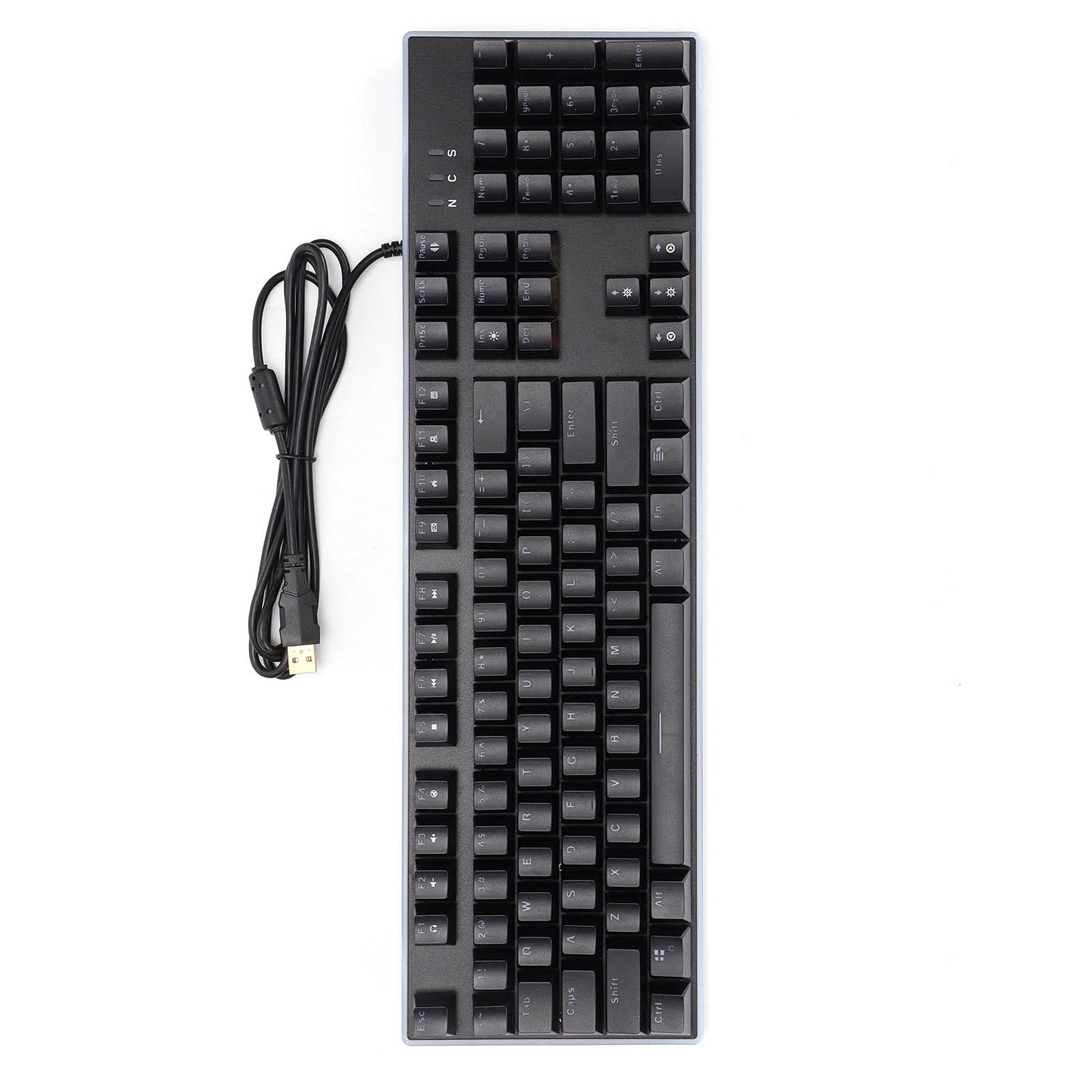 Yosoo Health Gear 104 Klawisze USB Klawiatura z Podświetleniem dla