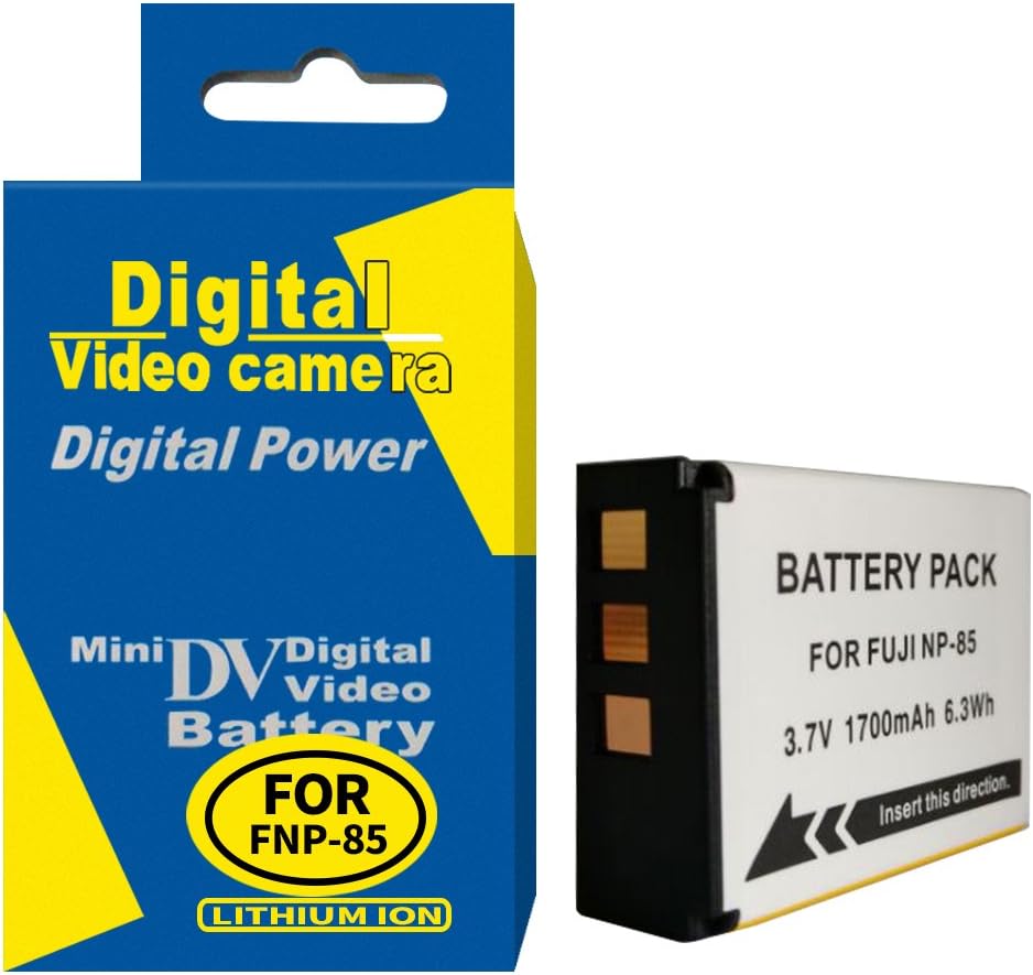 RUISI NP-85 Battery for Fujifilm NP-85 and FinePix S1 SL240 SL260 SL280 SL300 SL305 SL1000