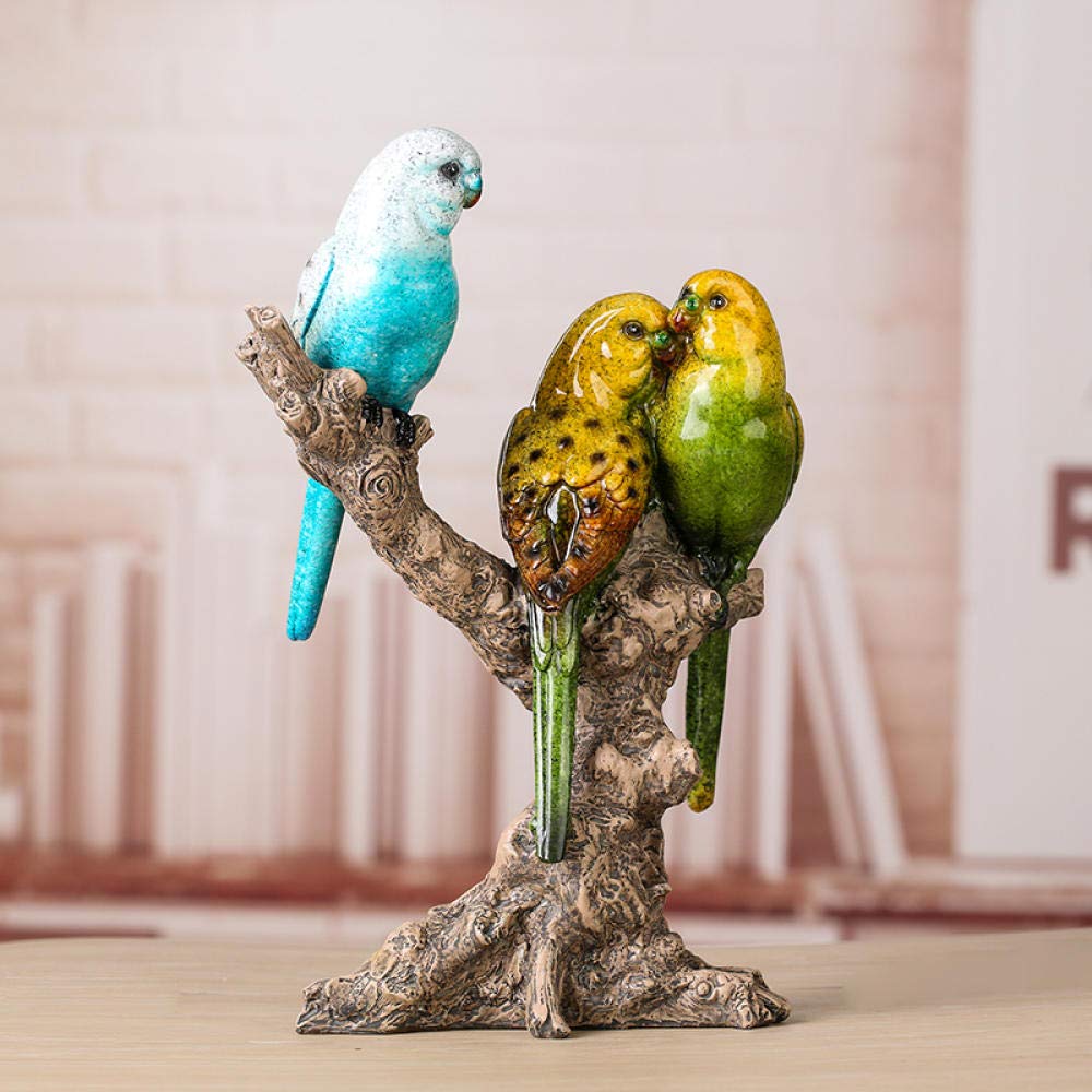 Amazon.co.jp: 彫刻キャラクターデコレーション レジンセキセイインコ