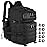 R.SASR Black Tactical Backpack, Military Backpack, Molle Backpack (Black-2.0)