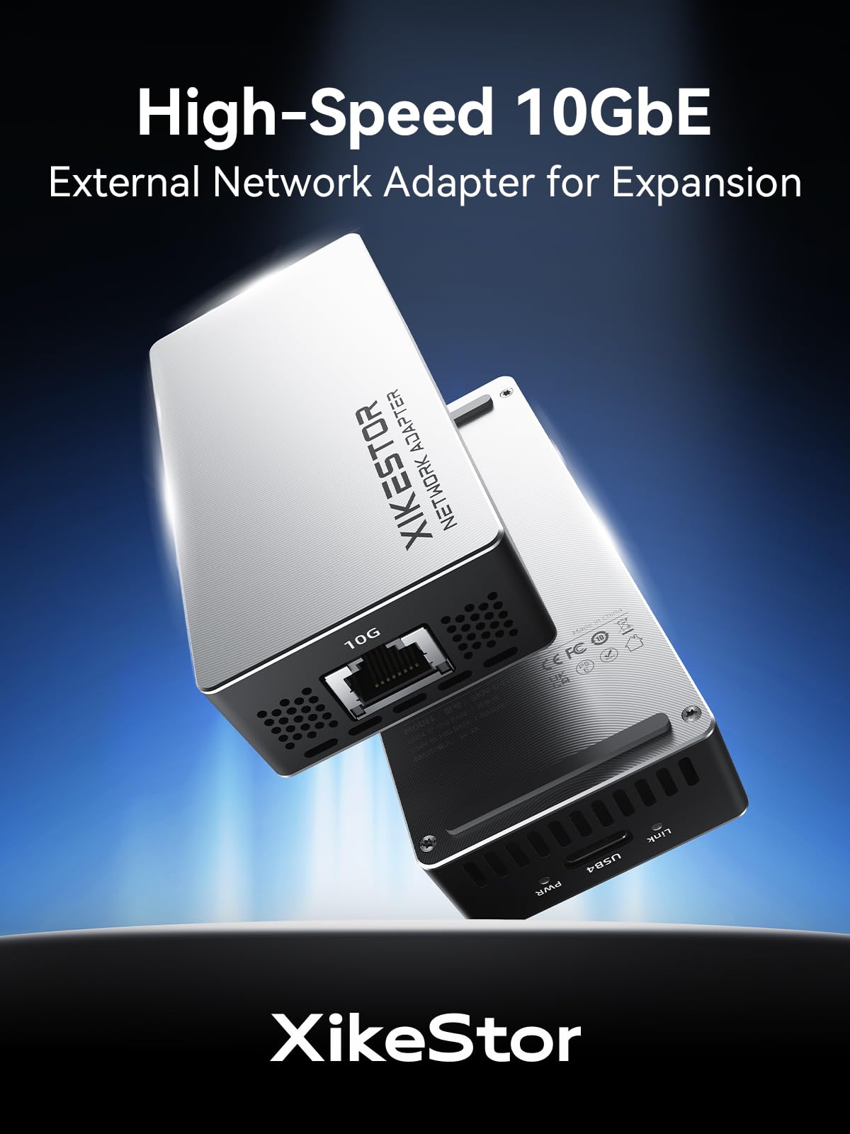 XikeStor USB4 to 10G Ethernet Adapter, Type-C Compatible
