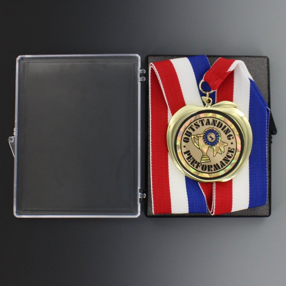 SHOP AWARDS AND GIFTS Academic Award Medal with Neck Ribbon, Outstanding Performance, Pack of 6