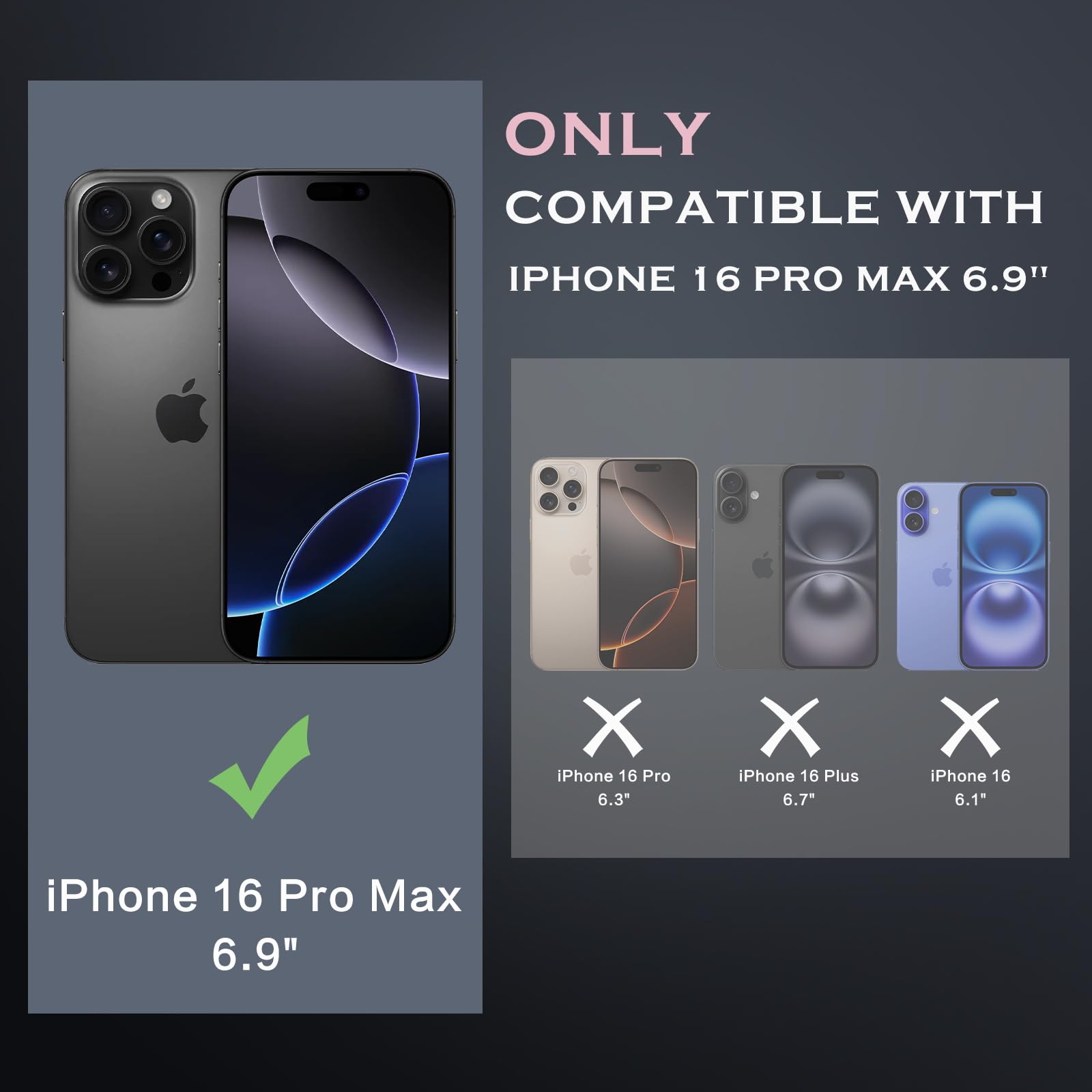 Custodia di Natale Opaca con MagSafe per iPhone 16 Pro Max - DesignFlex PRO