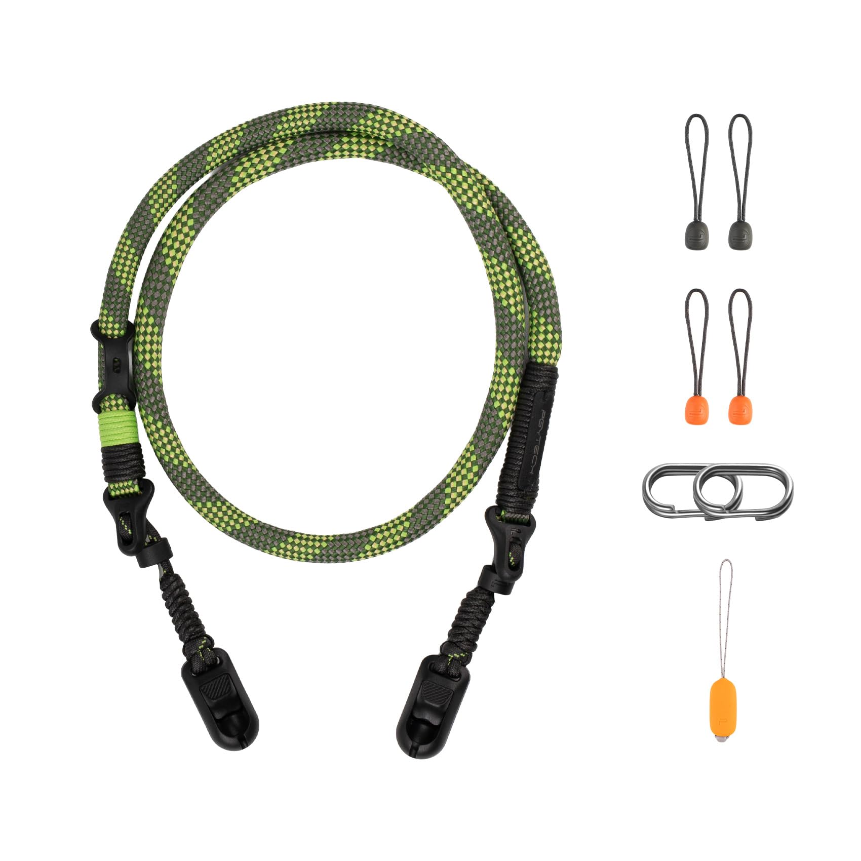 PGYTECH Cinturino per Fotocamera Slim Regolabile con Sgancio Rapido 820-1360mm Leggero per Fotocamere Mirrorless/Compatte/Instax/Digitali, Stile Outdoor