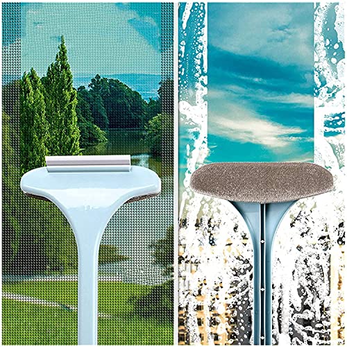 ROKTRY Multifunctional Screen Brush 2 in 1 Mesh Cleaning Brush & Wiper with Extended Handle Window Cleaning Brush Net Cleaner Double-Sided Window Cleaner Window Mesh Cleaner, Multi Color, Pack of 1 (B0CVRZYL6H) Amazon Price History, Amazon Price Tracker