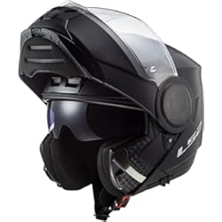 Casco Modular Shiro LS2, Casco Moto modulare Scope Negro Mate, L