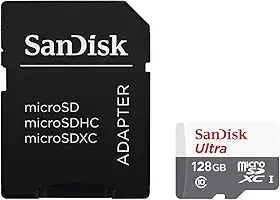 SanDisk Micro Ultra 128gb Classe 10 Original Lacrado, CINZA, SDSQUNS GN6TA