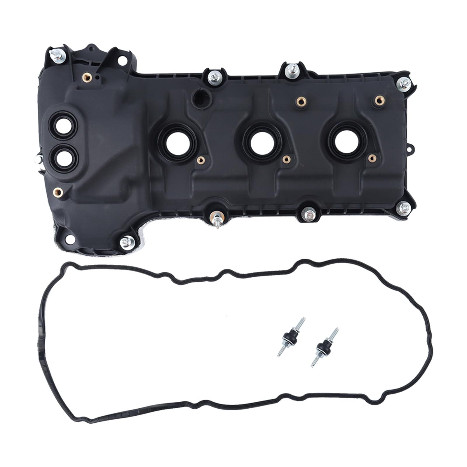 Engine Valve Cover Kit Right Side Fit for 2011-2019 Ford Lincoln 3.5L 3.7L,Explorer F150 Edge Flex Mustang Taurus Transit & MKS MKT MKX MKZ BR3Z-6582-J