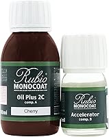 Vista 118 de Rubio Monocoat Aceite para Acabado de Madera 175 pies² - Puro Oil Plus 2C Aceite de Linaza para Madera Rápido de Secar, Ecológico para Uso