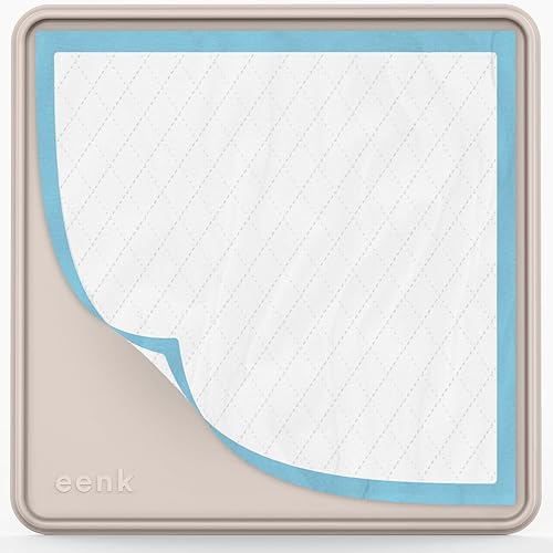 Miniatura 24 de Soporte para bandeja de orina para perros, se adapta a hasta 25 x 25 pulgadas. Almohadillas cuadradas de entrenamiento para orinal antiderrames