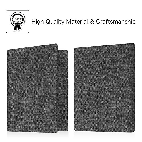 Image of FINTIE Passport Holder, Slim Travel Wallet RFID Blocking Card Case Cover Passport Cover Protector Essentials with Credit Card Slots for Women /Men | Slim