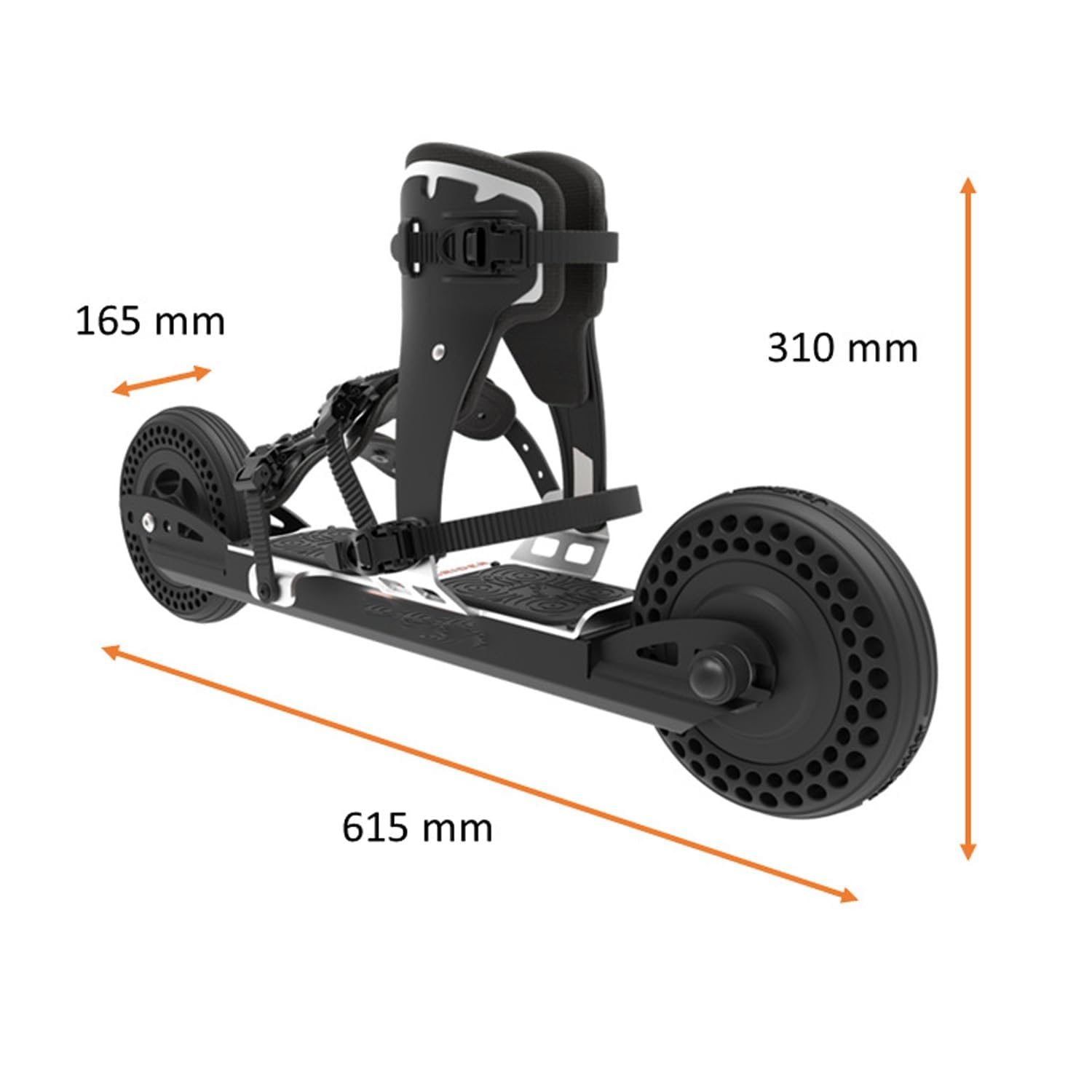Pattini a rotelle elettrici – Design a due ruote, velocità 25 km/h, scorrimento senza sforzo per parchi all'aperto e attività ricreative