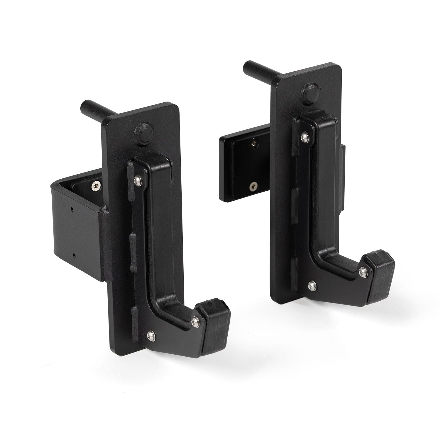 Titan Fitness X-3 Series Sandwich J-Hooks, UHMW Plastic, J-Hook Style Rack Mounted, 1,100 LB Capacity