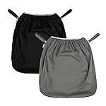 ALVABABY Reusable Diaper Pail Liner for Cloth Diaper,Rubbish Bag,Laundry,Kitchen Garbage Cans (Black Grey, Small Size5 Gallon) LLS-B2629