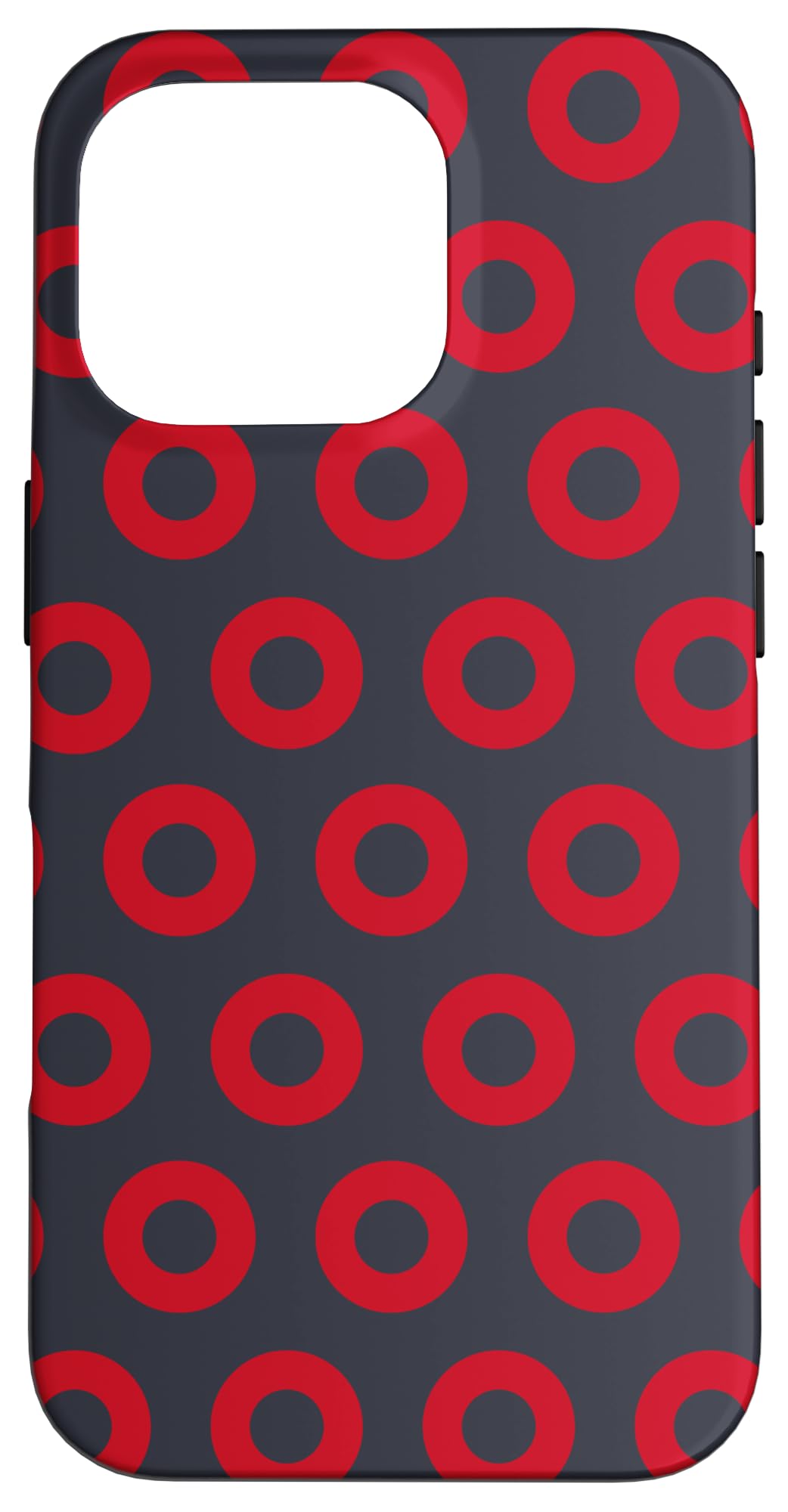 Phish Donut Pattern | Grey and Red 1.0 Case for iPhone 16 Pro