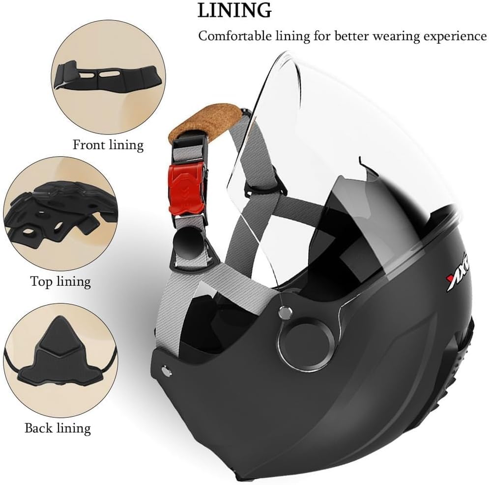 Casco de motocicleta Harley gris que protege eficazmente de impactos 6