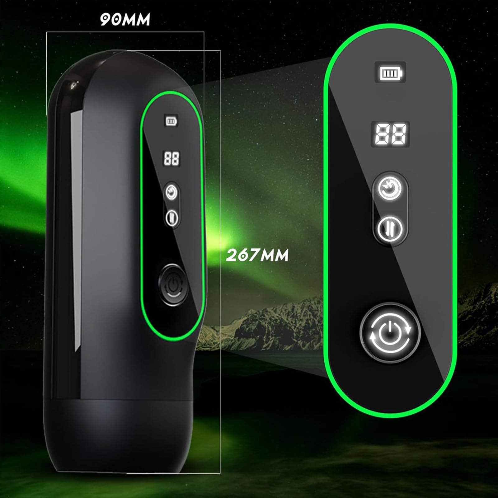 Elektrischer Masturbationsvibrator für Männer mit 15 Teleskopmodi + 4 Saugmodi, Eichelvibrator, Penismasturbator, Penismassagegerät, Sexspielzeug für Männer und Paare