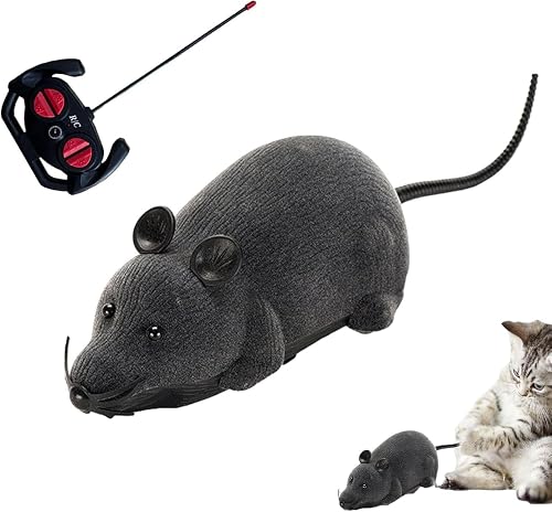 Ndier Juguete para Gatos con Ratón A Control Remoto