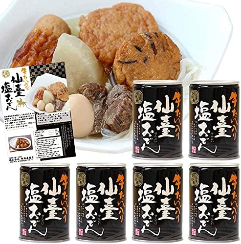 Amazon 食べ物 ギフト 牛タン入り 仙臺 塩 おでん缶 おでん 缶詰 ダシ 塩釜 阿部善 おつまみ 土産 三陸 練り物 阿部善商店 ご飯のお供 セット 贈答 6缶 Abezen おでん種 練り物セット 通販