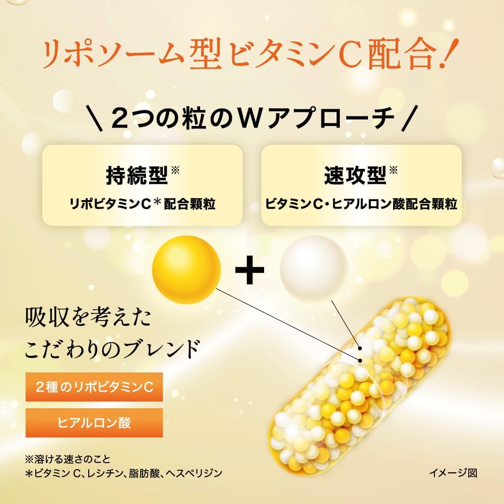 Капсулы Lipo The Lipo Vitamin C Deep Capsules, 60 штук (в комплекте с витамином С и гиалуроновой кислотой) Запас липосом на 30 дней, 60 упаковок, 60 капсул, фото 3