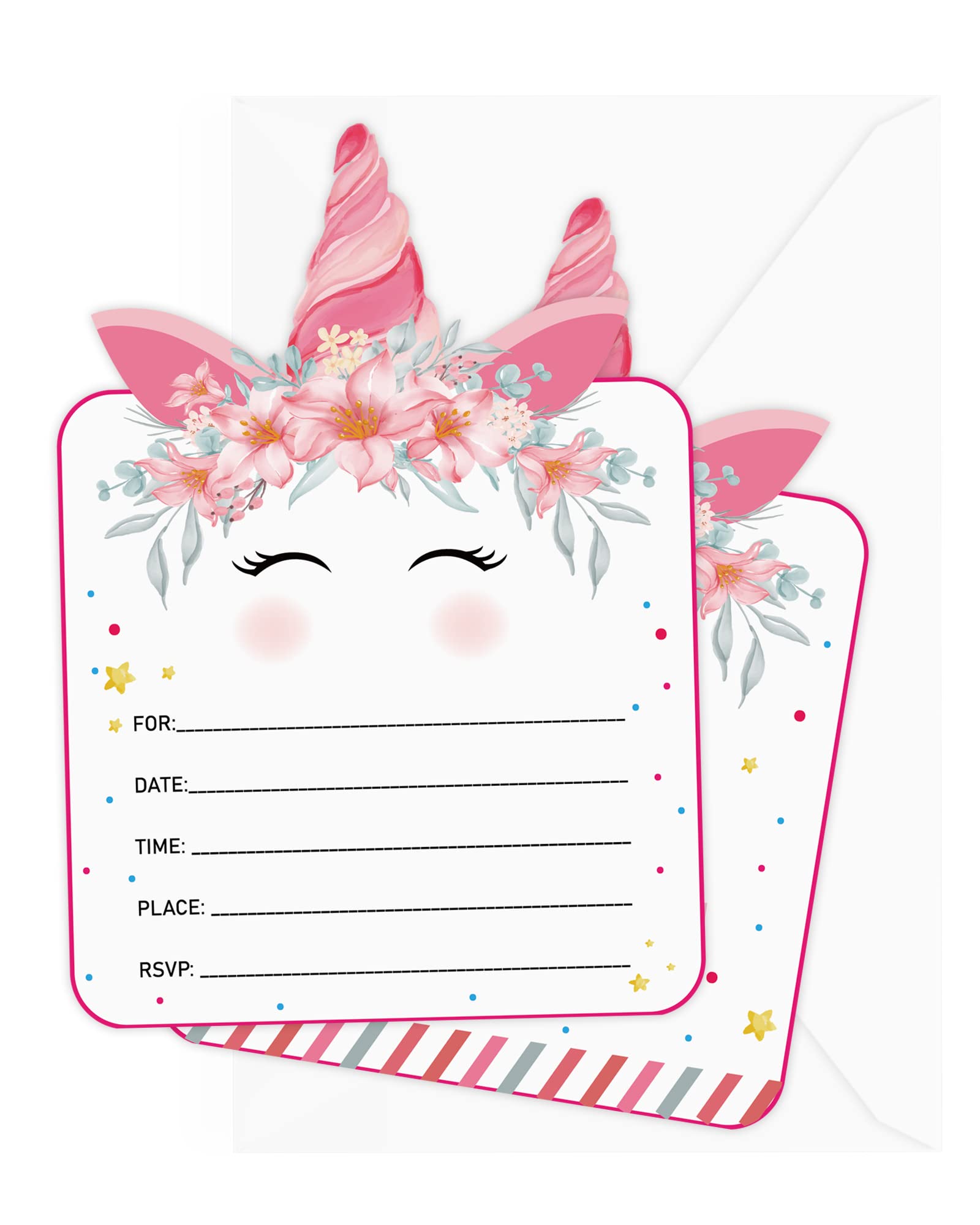 Photo 1 of 7 PIECE ASSORTED INVITATIONS 