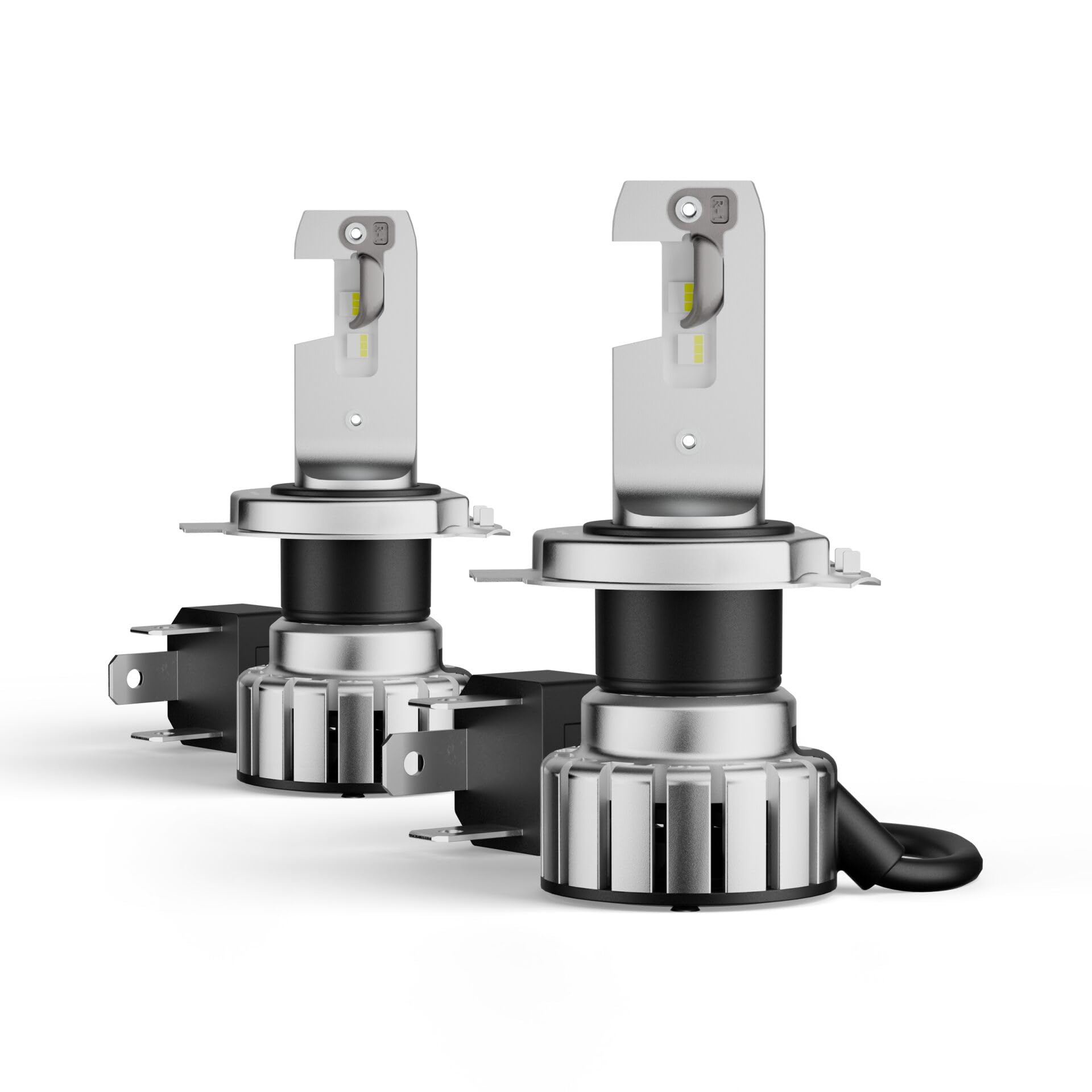 OSRAM NIGHT BREAKER LED SMART H4/H19; fino al 330% di luminosità in più; 6000K, 12V, abbaglianti e anabbaglianti a LED con omologazione stradale