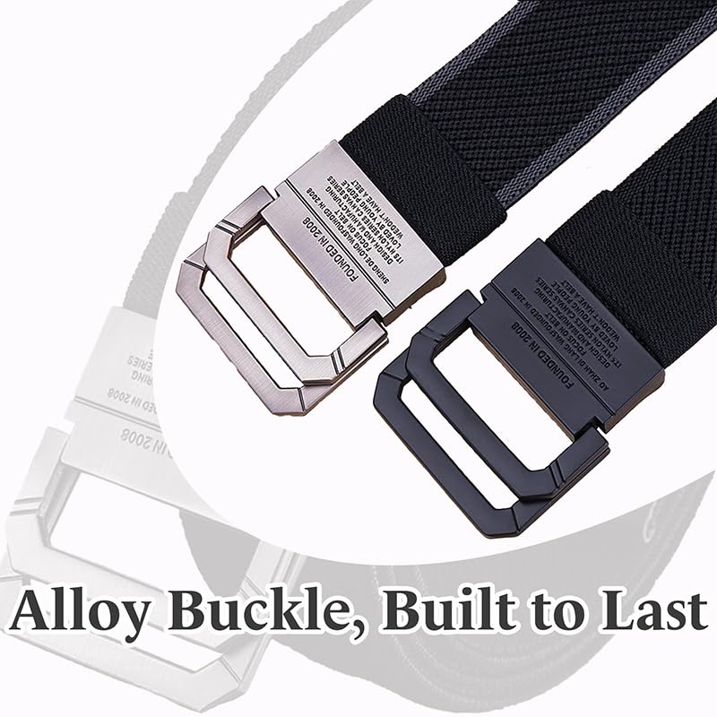Web Belt Adjustable Web Belt with Metal Buckle for Casual, Work, Outdoor Use2