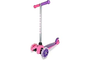 Scooter for Kids Ages 3-5 - Light Up Wheels, Extra Wide Deck,...