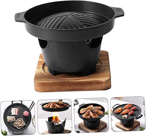 Miniatura 8 de 1 Unidades Parrilla Pescado Barbacoa Asador Estufa de Camping Parrilla de servir Sartén para el hogar Utensilios para hornear Metal Asado Estufa