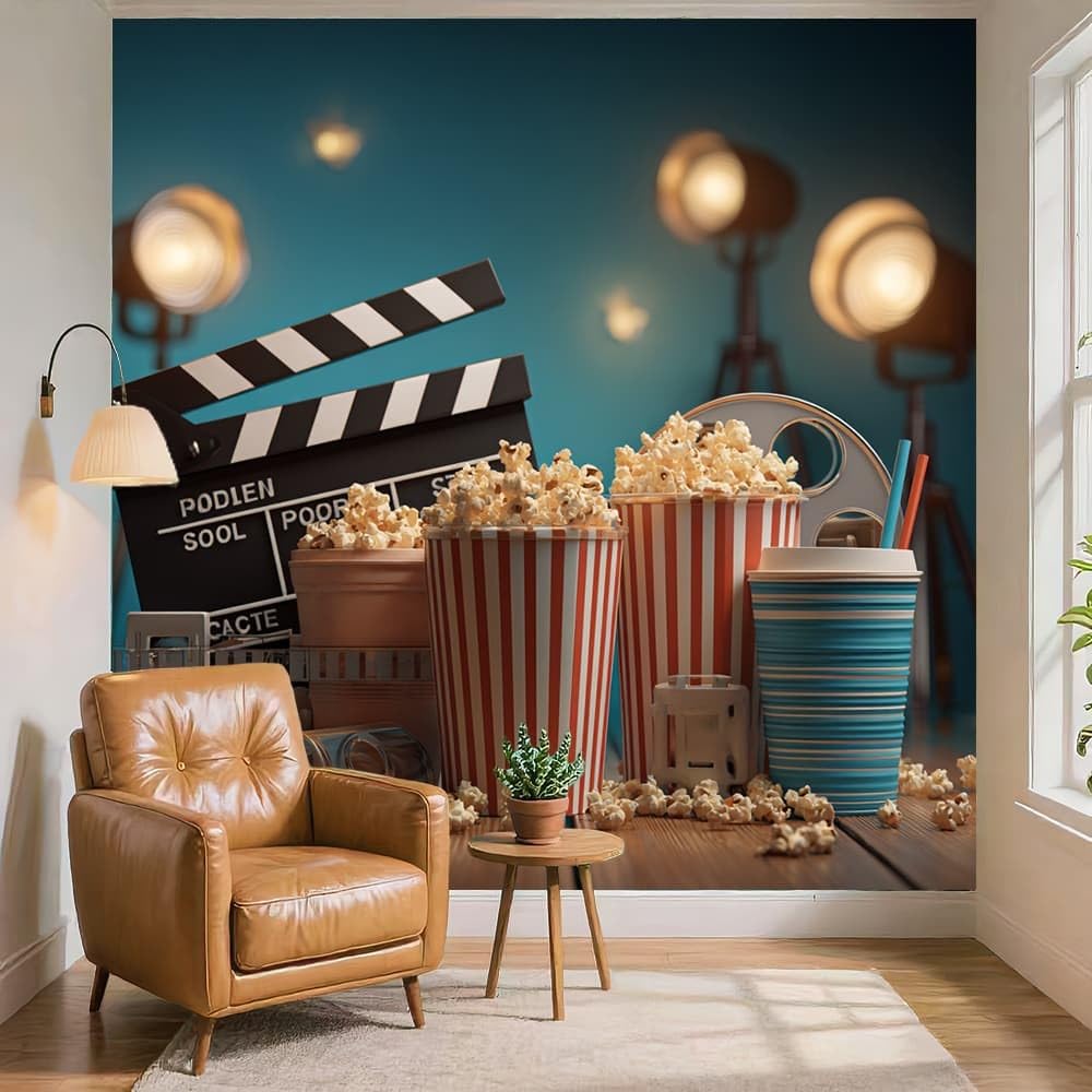 Naklejki ścienne dla dzieci tapeta do pokoju dziecięcego 350 x 256 cm film zdjęcia motywy 3D dekoracja ścienna naklejka na zdjęcie tapeta jasnoniebieska fototapeta dom naklejki dla dzieci dziewczynki