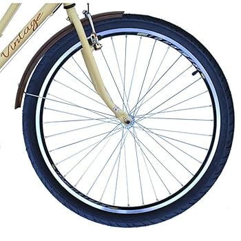 Beo Vintage Bicicleta Retro Vintage Aro 26 Masculina Beach Bege | Amazon