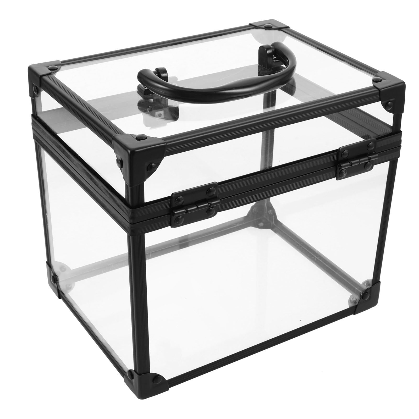 Organizador de vinilos de acrílico elegante para estudio musical