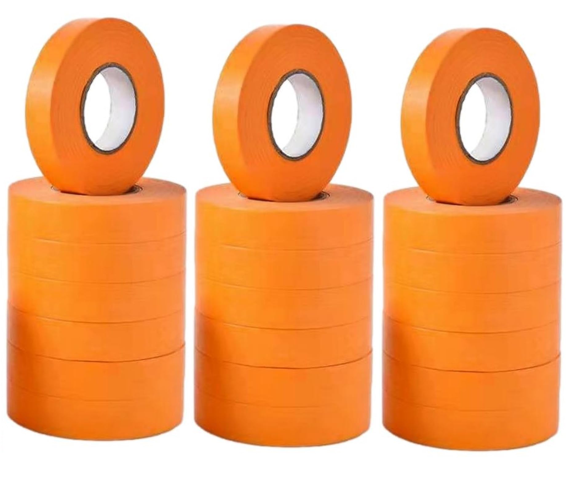 24 Rollen Profi Goldband Klebeband 50 m x 30 mm - Malerband Gold Kreppband - Abdeckband für Maler und Lackierer - Krepp für Innen und Außen - Malerkrepp - Vielseitiges Klebeband für Malerarbeiten