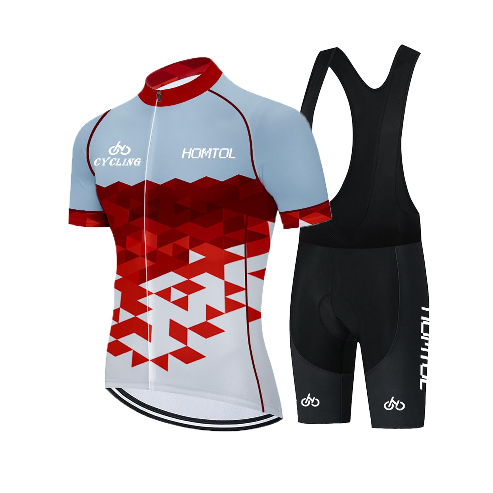 Radtrikot Set Herren Langarm Kurzarm Fahrradbekleidung Fahrradtrikot Triathlon Anzug Herren Fahrrad Trikots Atmungsaktiv Elastische Schnell Trocknend Trikot Radfahren MTB