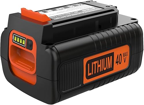 Powilling Batería de repuesto de litio de 40 voltios y 3.5 Ah para Black and Decker 40 V LBX2040 LBXR36 LBXR2036 LST540 LCS1240 compatible con
