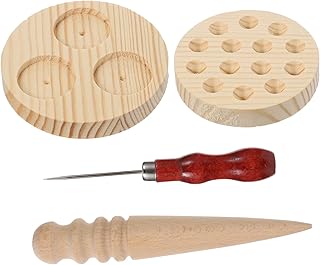 KALLORY 1 Set Mold Moxa Stick Holder DIY Moxa Tower T Tool Mugwort Cone DIY Mold Wormwood Bar Mold Moxa Cone Making Mold Large Making Tools Moxibustion Pot Moxibustion Stick Brown