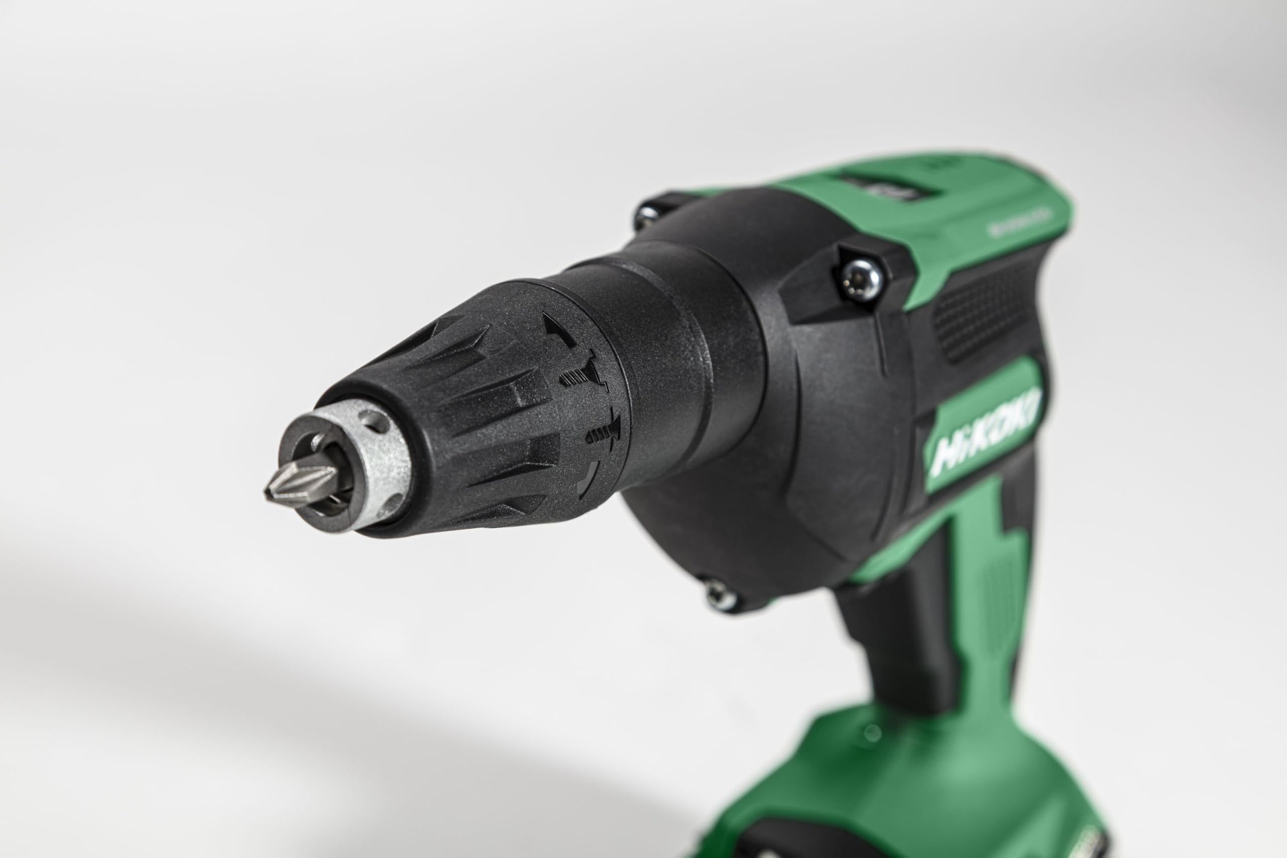 HiKOKI Akku-Trockenbauschrauber W18DAW2Z, 18 V, 5000 U/min, Brushless | Inklusive Koffer, für 41 mm Schrauben, Autostart & Impulsmodus, LED, ergonomisch, für Gipskarton Montage Serienverschraubung