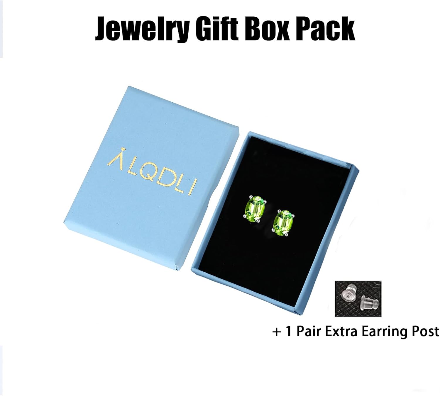 Natural Garnet/Amethyst/Peridot/Citrine/Sky Blue Topaz Gemstone Stud Earrings for Women, 925 Sterling Silver Birthstone Earrings hypoallergenic, Jewelry Gifts for Her Birthday - Image 6