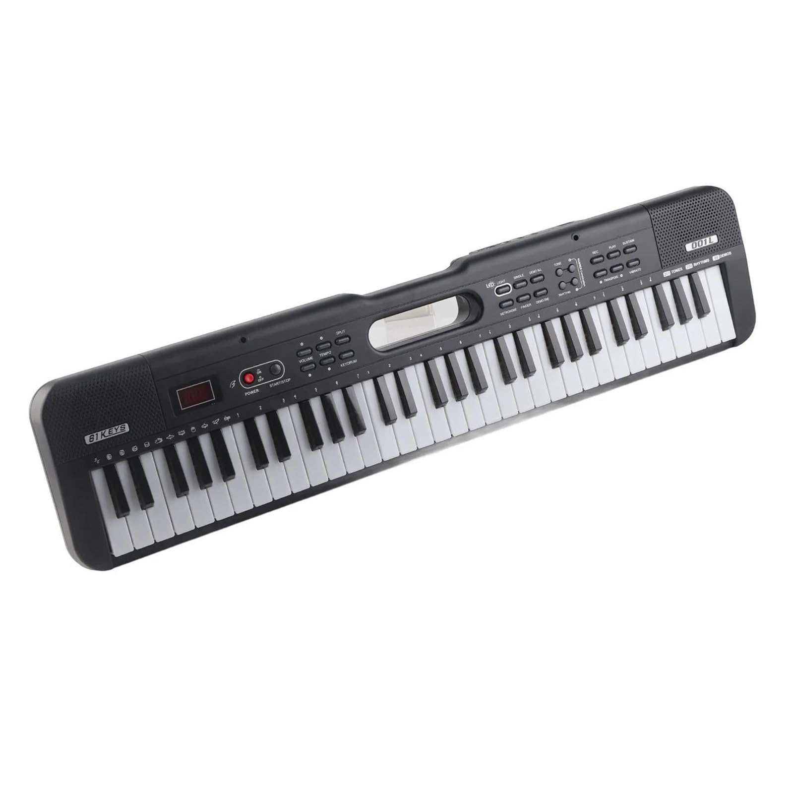 Elektroniczny Instrument Fortepianowy Profesjonalne 61 Klawiszowe Wielofunkcyjne Przenośne Pianino Elektroniczne Z Funkcją Podtrzymywania Drgań