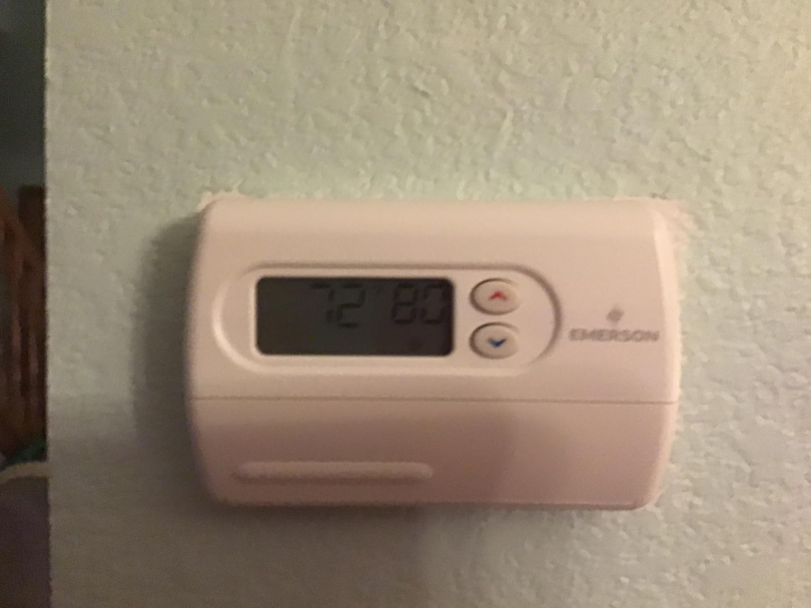 9/mo Finance Emerson 1F86344 NonProgrammable Thermostat for Single